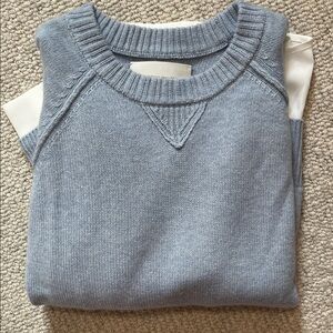 Brochu Walker Light Blue Crew Neck layered Sweater NWOT